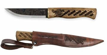 Condor Tool & Knife Erwachsene Norse Dragon Fahrtenmesser, braun, 21,1cm - 5