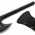 KOSxBO® Profi Tomahawk Camping-Axt Kriegs-Beil Schwarz Outdoor Survival Hammer Werkzeug Ausrüstung im Set mit Gürtelholster - BEIL TOMAHAWK - 1