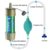 RUNACC Mini Wasser Filter mit Ballpumpe Schnelles Trinken und Rückspülen Design, 2000L - 8